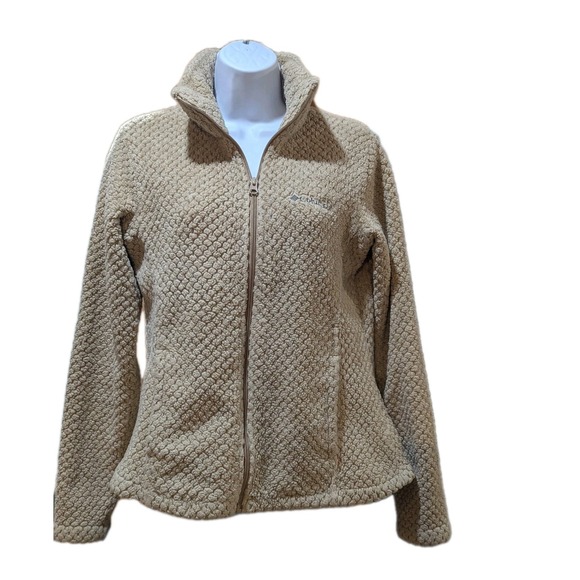 Columbia Jackets & Blazers - Columbia Women's Sherpa Full Zip‎ Ivory Jacket  Sz S